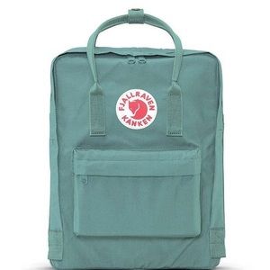 Frost Green Fjallraven Kanken Backpack